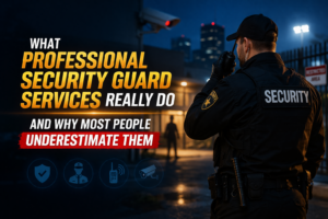 What Security Guard Services Really Do for You